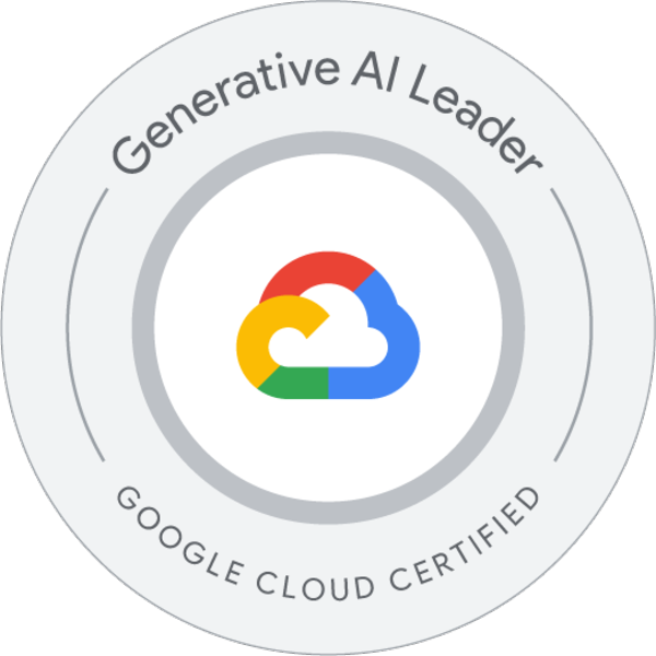 Generative AI Leader badge